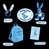 Bobby Blue Adventure Pack contents Bobby Blue Adventure Pack contents: blue soft ears, Bobby Blue Teddy Hare, blue rucksack and the Adventure Diary