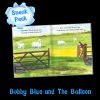 Sneak peek inside Bobby Blue and the Balloon: Sid the squirrel watches the lambs as the balloon bobs towards them
