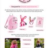 Pink Patsy Adventure Pack: pink rucksack, Pink Patsy Teddy Hare, pink soft ears and Adventure Diary, designed for schools and nurseries