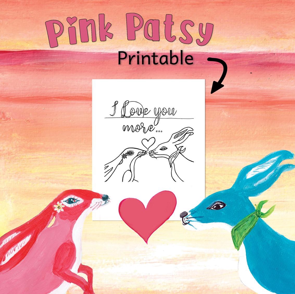 I Love You More printable colouring sheet from Magmay Books